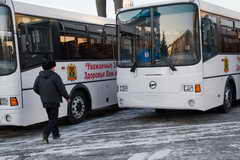 В Кемерово троллейбус водит Снегурочка, а билеты продаёт Дед Мороз